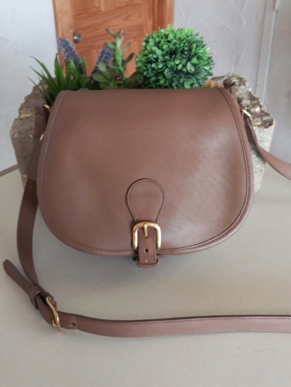 Coach Archival Saddle Bag, Classic Equestrian Line, Pre-1994 #9851
